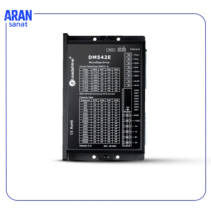 درایور استپ موتور لیدشاین مدل DM542E (aransanat.shop)