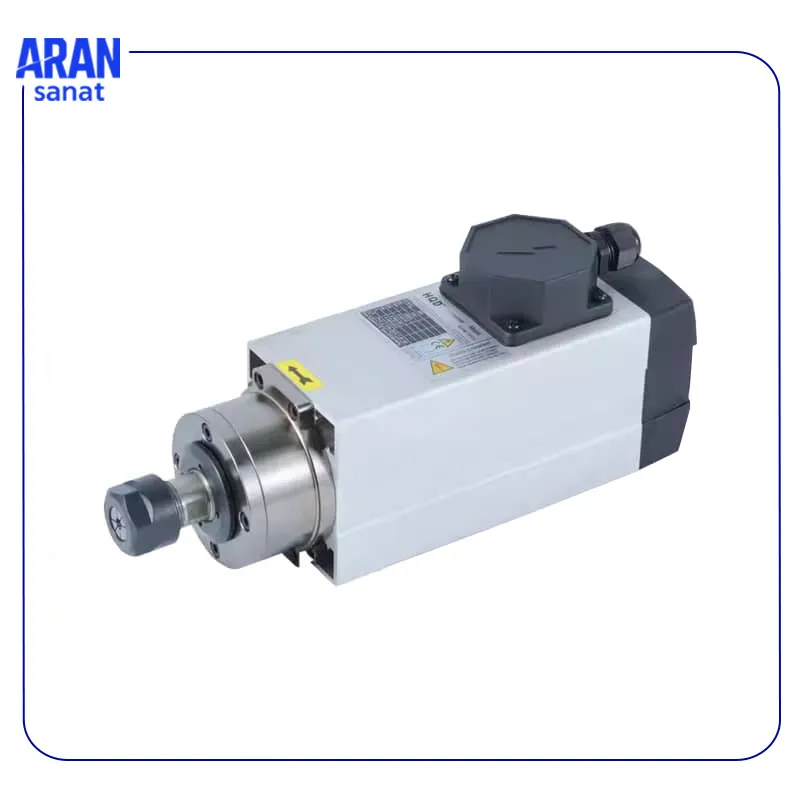 اسپیندل موتور هوا خنک HQD مدل GDF46-18Z/2.2 (aransanat.shop)